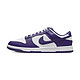 NIKE 耐克 Dunk Low Retro 男子运动板鞋 DD1391-104 白/紫 42.5