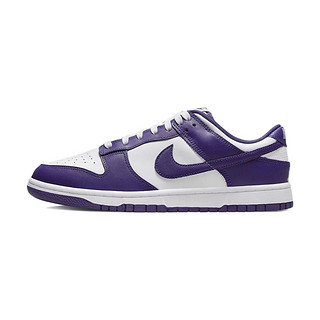 NIKE 耐克 Dunk Low Retro 男子运动板鞋 DD1391-104 白/紫 42.5