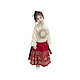 88VIP：yuyingfang 玉婴坊 女童马面裙套装冬2023女宝宝中国风夹棉加厚冬汉服两件套