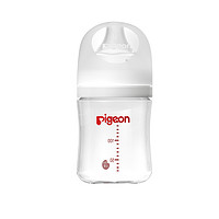 Pigeon 贝亲 婴儿玻璃奶瓶 自然实感第3代 宽口径 160ml AA186 S号1个月以上