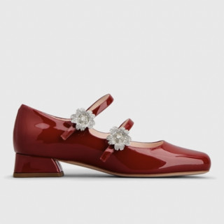 Roger Vivier 罗杰维维亚 女士玛丽珍鞋 RVW54038010D1P 红色 38