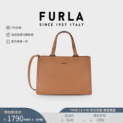 FURLA 芙拉 女士单肩托特包 WB00559 砖红色 小号