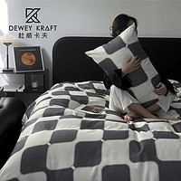 DEWEY KRAFT 杜威卡夫 全棉床上四件套纯棉100%新疆棉套件床单被套1.5/1.8米床 格玛