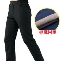 TECTOP探拓冲锋裤男防风软壳裤冬季户外男式保暖裤女加绒加厚防水