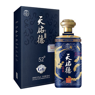 天佑德 国之德真年份G6  清香型白酒  52度  500ml  整箱装