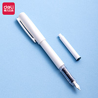 88VIP：deli 得力 直液式钢笔EF明尖小钢笔入门可替换墨囊