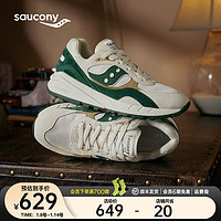 Saucony索康尼SHADOW 6000RE休闲鞋男女冬季板鞋男轻便厚底增高男运动鞋 米绿1 44码