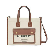 BURBERRY 博柏利 女士双色托特购物袋手提包