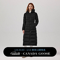 CANADA GOOSE 24期免息：加拿大鹅（Canada Goose）Clair女士黑标长款户外休闲外套大鹅羽绒服 2330WB 61 黑色 S