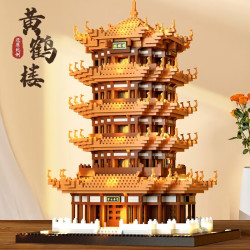 积慧 黄鹤楼 拼装积木玩具