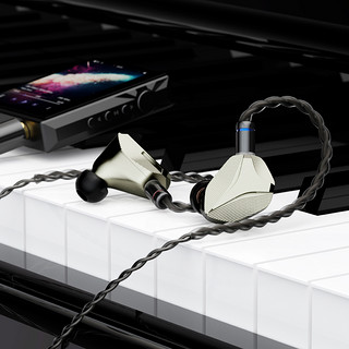 MP145平板喇叭单元有线hifi入耳式音乐耳机单晶铜镀银线缆