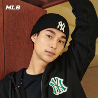 MLB 男女休闲NY经典毛线帽针织帽运动潮流冬季BNSB2