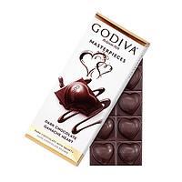 GODIVA 歌帝梵 心形黑巧克力排块86g喜糖