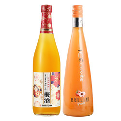 SUNTORY 三得利 果酒 梅酒 14度 720ML+ 德国彼得美德桃子酒 750ml