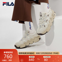 FILA 斐乐女鞋PANINI复古运动鞋2024春帕尼尼篮球鞋休闲鞋 奶白/泡沫白-GW 39