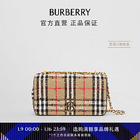 BURBERRY 博柏利 女包 Lola - Vintage 格纹花呢小号萝纳包80630801