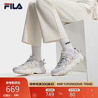 FILA 斐乐 猫爪鞋复古运动鞋女2024春休闲鞋老爹鞋 丁香灰紫/藕灰-LV 35.5