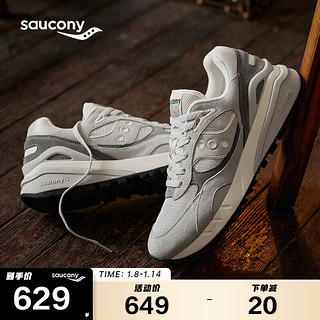 saucony 索康尼 SHADOW 6000RE男女运动休闲鞋复古运动鞋灰 41