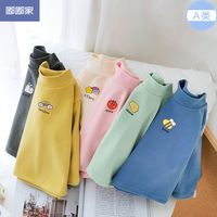 DUDUJIA嘟嘟家宝宝打底衫秋冬男童保暖T恤上衣女童长袖冬季童装洋气衣服t
