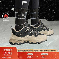 FILA FUSION斐乐潮牌女鞋加绒老爹鞋2023冬熔岩鞋休闲鞋 36