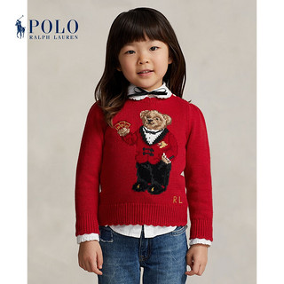 Polo Ralph Lauren 拉夫劳伦 女童 24年早春农历新年Polo Bear针织衫RL40987 620-红色 3