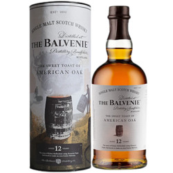 THE BALVENIE 百富 TheBalvenie 单一麦芽 苏格兰斯佩赛产区威士忌 百富12年 美国桶