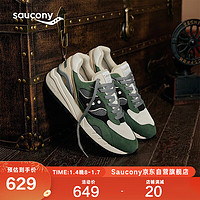 Saucony索康尼SHADOW 6000RE男女运动休闲鞋复古运动鞋绿米黑 42