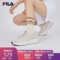 女鞋MARS火星鞋2023老爹鞋复古跑步鞋休闲运动鞋 奶白/木薯粉-Q-GT 38