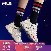 FILA 斐乐 TRACER女子老爹鞋2023跑步鞋透气休闲鞋 38.5