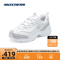斯凯奇Skechers女子时尚绑带运动鞋老爹鞋150231 白色/自然色/WNT 38