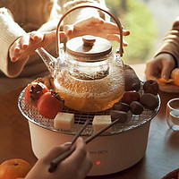 适盒茶壶冬天围炉煮茶器家用电陶炉养生壶玻璃茶壶煮茶炉泡花茶壶
