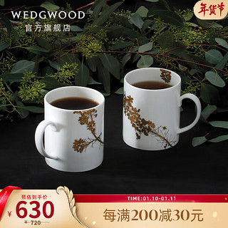 WEDGWOOD 威基伍德王薇薇VeraWang灿金花园马克杯骨瓷杯子水杯 灿金花园马克对杯