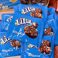 LILA 利拉 巧逗曲奇巧克力味大黄油味巧克力豆豆饼干早餐点心下午茶夜宵