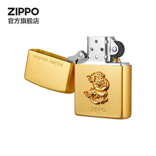 ZIPPO 之宝 LZE-0854-C01 Z ERA系列 福运金龙 防风煤油打火机 礼盒装 金色