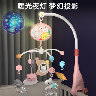 宝宝音乐床铃婴儿新生益智床头旋转摇铃安抚玩具挂件0-1岁3个月12