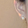 KOSE 高丝 S925银针气质珍珠耳钉