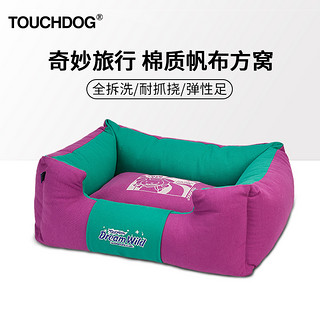 Touchdog狗窝新年圣诞可拆洗防抓挠小中大型犬宠物窝秋冬季保暖