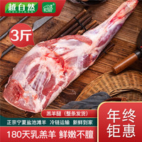 宁夏盐池滩乳羔羊腿 3斤