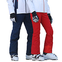 RUNNING RIVER 男女户外防风保暖双板背带弹力滑雪裤新款1081