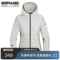 NORTHLAND 诺诗兰 无缝羽绒服女冬季新款抗寒鹅绒保暖弹力外套NDJAH2602S