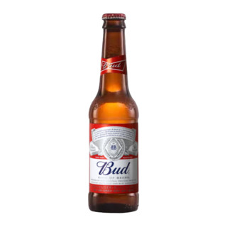 百威啤酒（BUDWEISER）啤酒红旋 英国进口300ml*12瓶整箱 百威