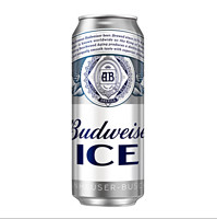 Budweiser 百威 啤酒冰啤500ml*18听清爽醇正整箱包邮家庭聚会