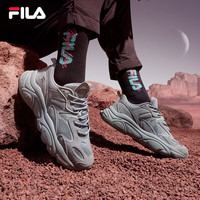 FILA 斐乐 男跑步鞋火星鞋二代2023潮流运动鞋轻便透气老爹鞋 合金灰-AL 42.5码