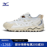 美津浓（MIZUNO）男女运动跑步鞋 越野休闲鞋【WAVE MUJIN TL GTX】 38码 04/沙色/白色/米色