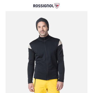 ROSSIGNOL卢西诺男士滑雪服保暖柔韧舒适冬季雪服男中间层 黑色 L