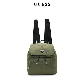 GUESS24年春女士百搭通勤纯色时尚经典多色双肩包-YG899231 BLA-黑色 ONE