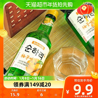 88VIP：LOTTE 乐天 初饮初乐 柚子味配制酒 360ml