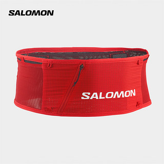 萨洛蒙（Salomon）男女款 户外运动休闲便捷轻量透气徒步跑步腰包 S/LAB BELT 火红色 C20962 M