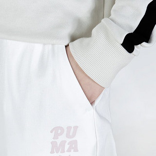 彪马（PUMA）女裤 2024春季运动裤跑步训练裤子日常时尚休闲裤长裤子 536754-99 S（155/58）