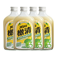 橄清 HOHO橄清茉莉花滇橄榄汁饮料330ml*4瓶精选野生玉油柑